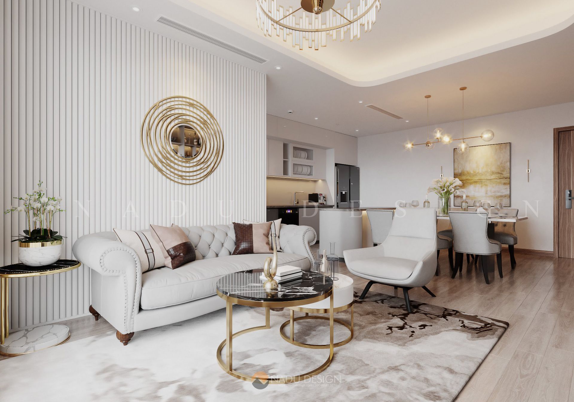 21 thiết kế nội thất chung cư theo phong cách hiện đại đẹp