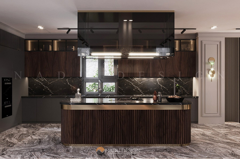 Đầu tư vào thiết kế phòng bếp để tạo không gian đẹp thống nhất với tổng thể nhà