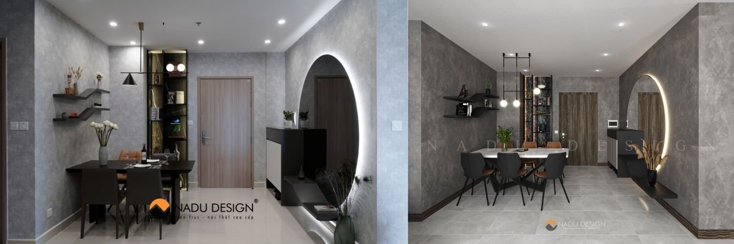 Hình ảnh thiết kế và thi công hoàn thiện nội thất căn hộ chung cư