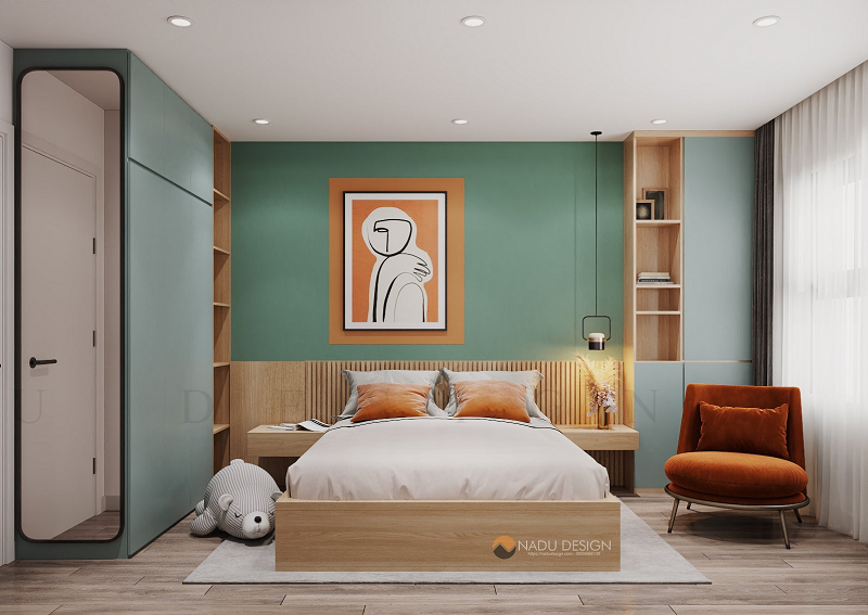 Giường ngủ gỗ công nghiệp cũng là một lựa chọn được nhiều người yêu thích