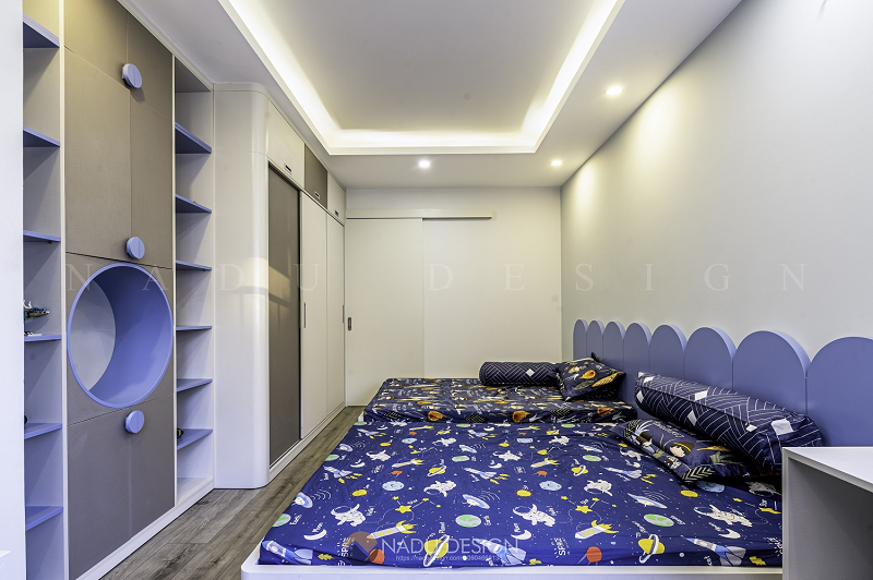 Giường ngủ đôi với kích thước nhỏ