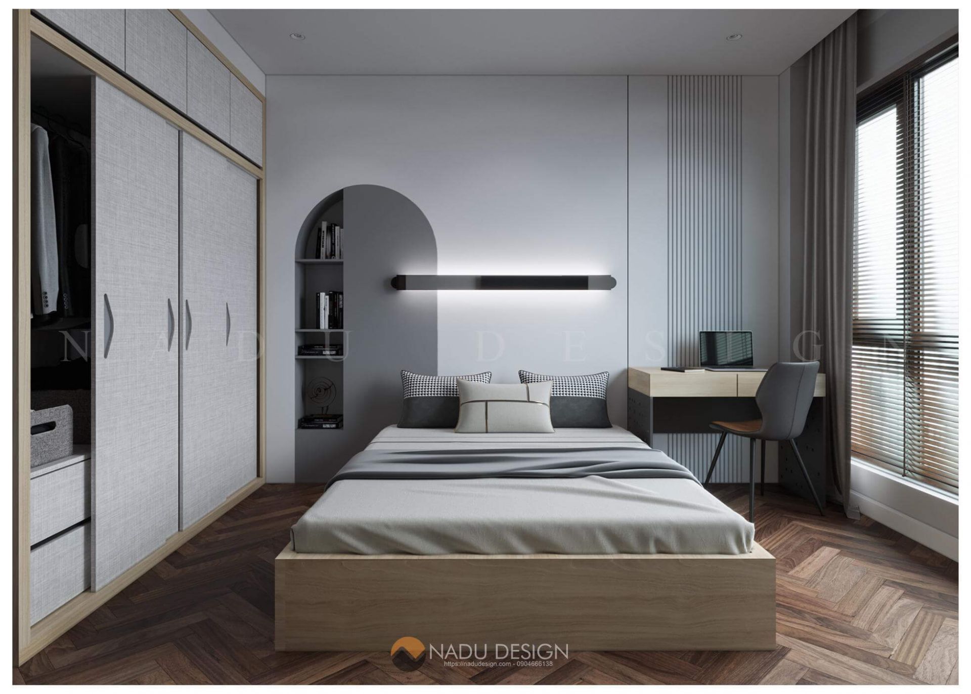 Cách thiết kế phòng ngủ 20m2 siêu rộng rãi và tối ưu ngân sách