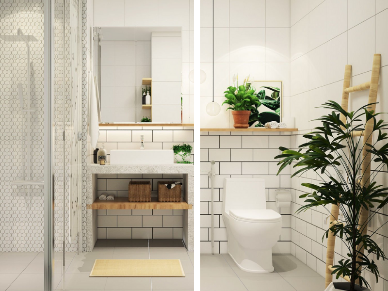 Có nên thiết kế nhà vệ sinh và nhà tắm riêng không?