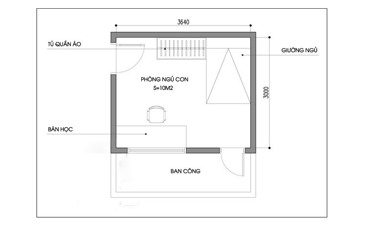 Những mẫu thiết kế phòng ngủ 10m2 đa dạng tối ưu không gian