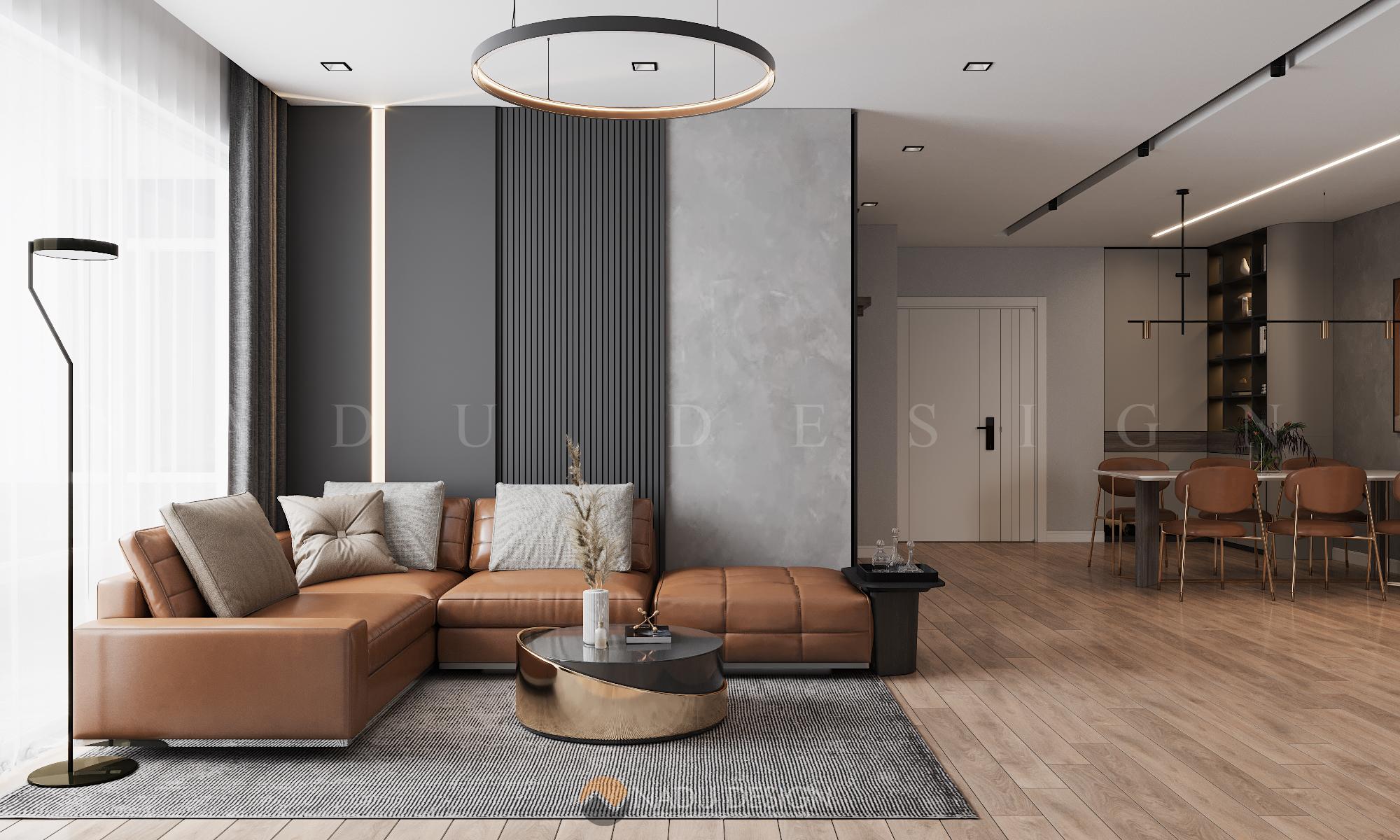 Thiết kế nội thất phòng khách chung cư đẹp miễn chê | DTI DESIGN - Công ty  thiết kế nội thất uy tín tại HN và TpHCM