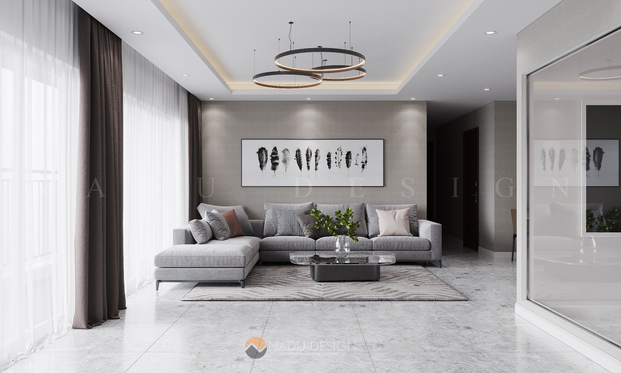 Các mẫu thiết kế tường phòng khách đẹp sang trọng – Mẫu mới 2021 ...