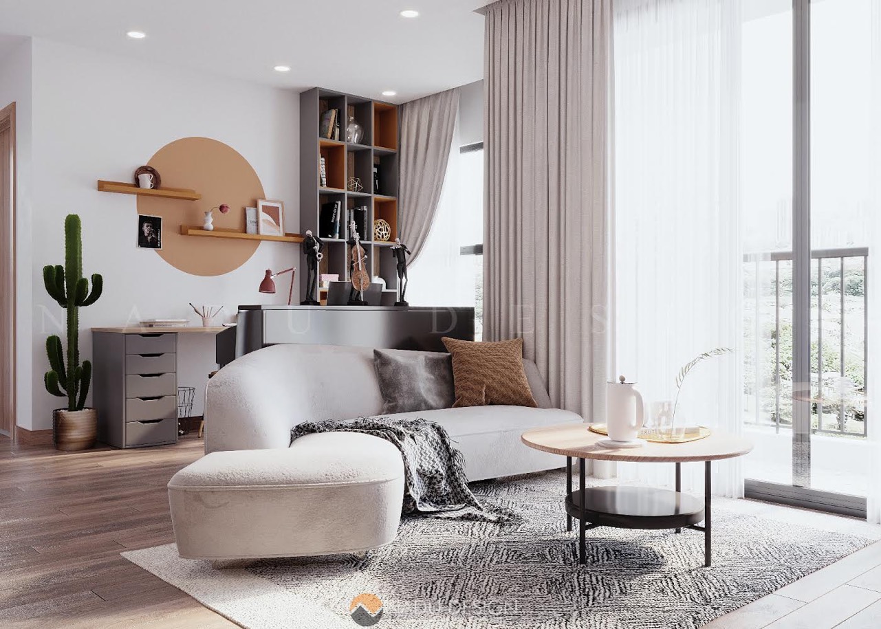 30 mẫu thiết kế phòng khách chung cư đẹp không thể rời mắt