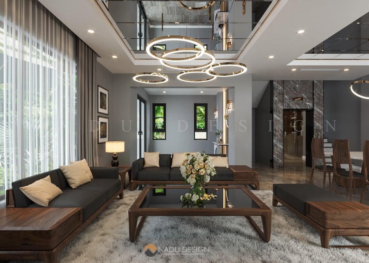 Bộ sư tập những mẫu bàn ghế gỗ phòng khách đẹp đơn giản nhưng cá tính