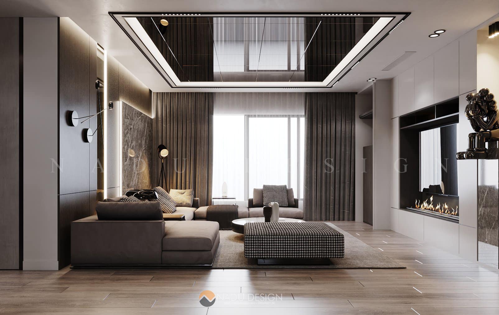 10 Mẫu thiết kế nội thất chung cư 45m2 đẹp và đầy đủ công năng
